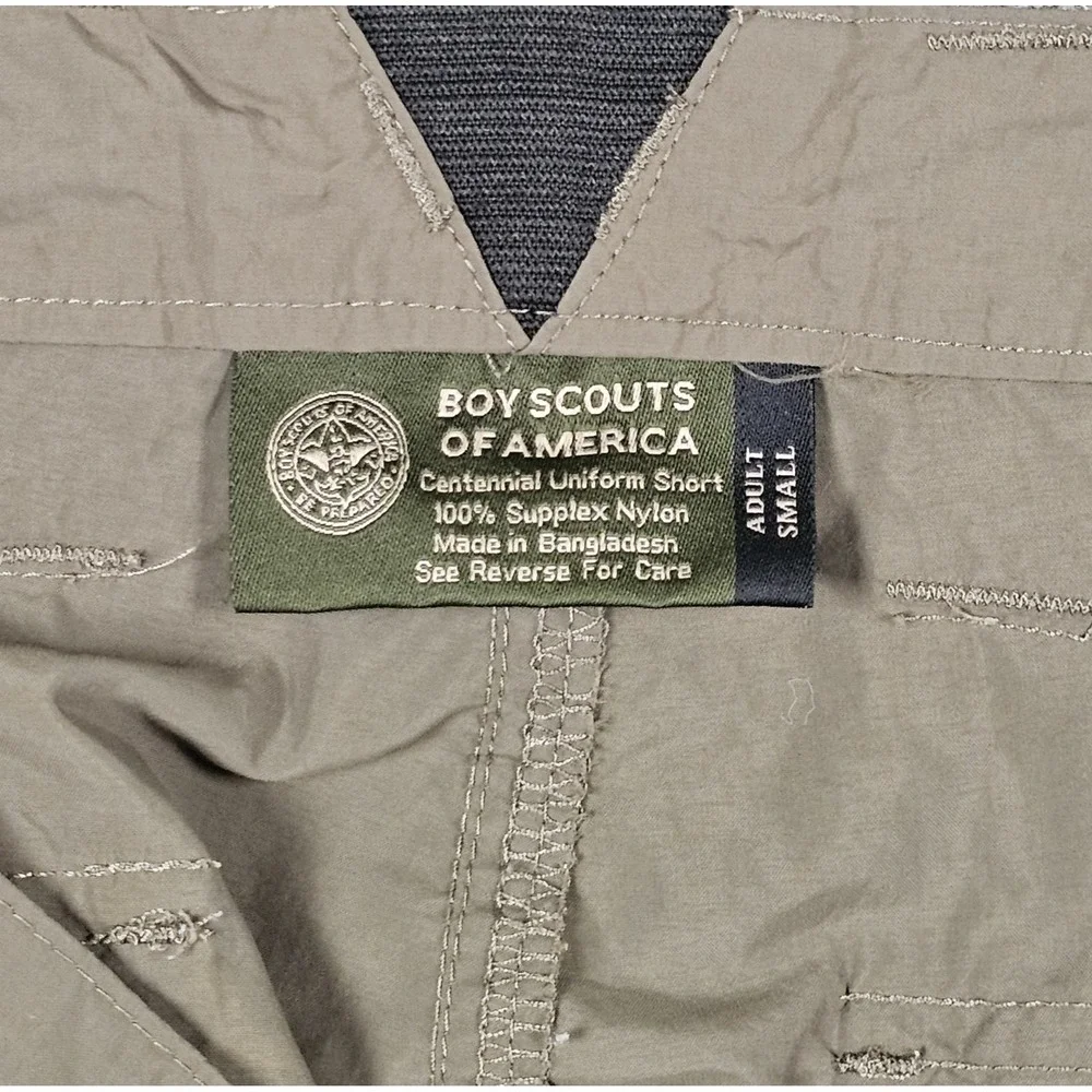 Lot Of 2 Boy Scouts of America Cargo Shorts Mens Size Small Olive Green